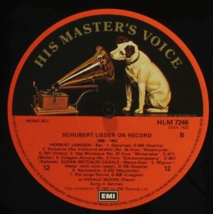 His Master's Voice RLS 766 - Franz Schubert - Schubert Lieder on - Image 15