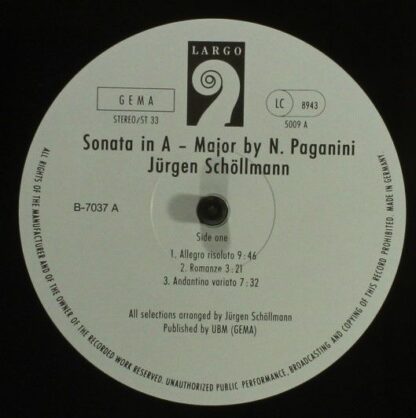 Largo 5009 - Niccolò Paganini, Domenico Scarlatti, Jürgen Schöll - Image 3