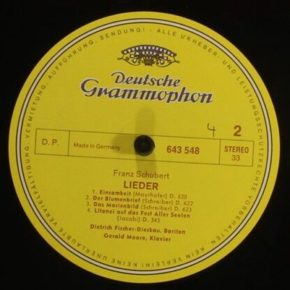 Deutsche Grammophon 2720 006 - Franz Schubert,Dietrich Fischer-D - Image 6