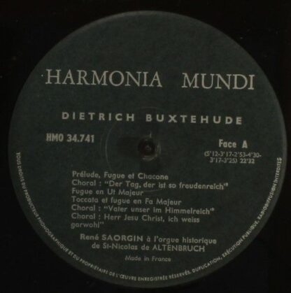 Harmonia Mundi HMO 30.741 - Dieterich Buxtehude - Image 4