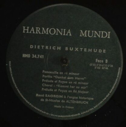 Harmonia Mundi HMO 30.741 - Dieterich Buxtehude - Image 5