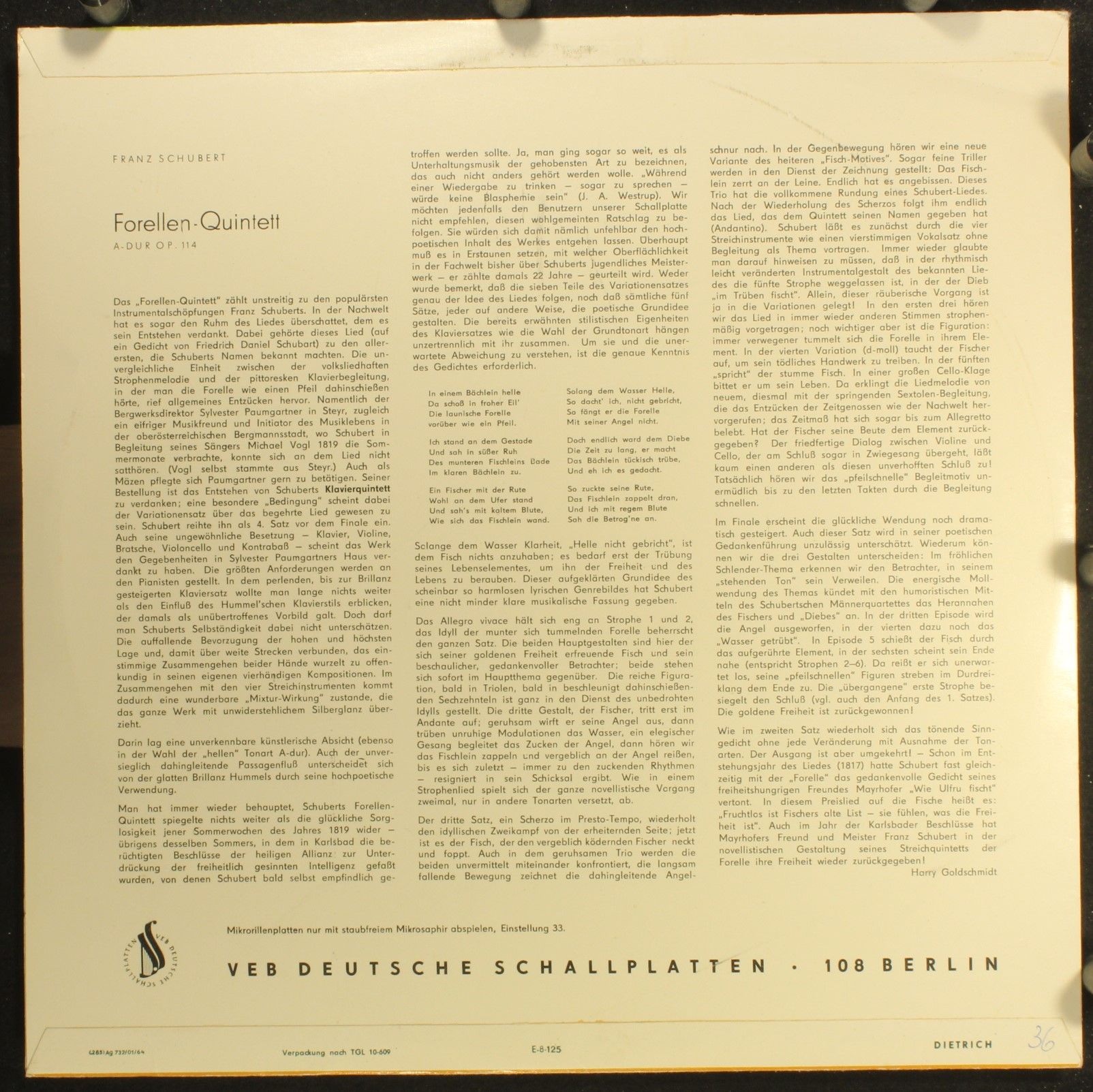 Eterna 8 20 221 - Franz Schubert, Amadeus Webersinke, Gerhard Bo - Image 2