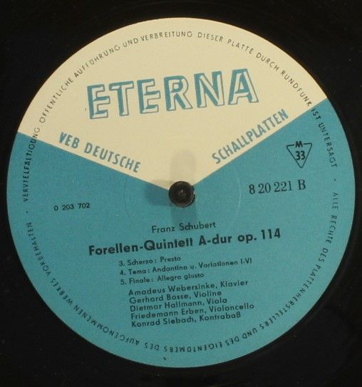 Eterna 8 20 221 - Franz Schubert, Amadeus Webersinke, Gerhard Bo - Image 4