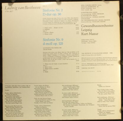 Eterna 8 26 421-422 - Ludwig van Beethoven, Anna Tomowa-Sintow, - Image 4