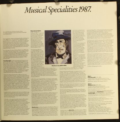 Th. Goldschmidt AG Outsider 110 - Franz Berwald, Charles Ives, D - Image 3