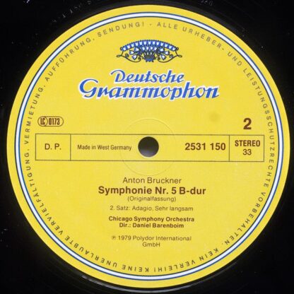 Deutsche Grammophon 2707 113 - Anton Bruckner, Chicago Symphony - Image 4