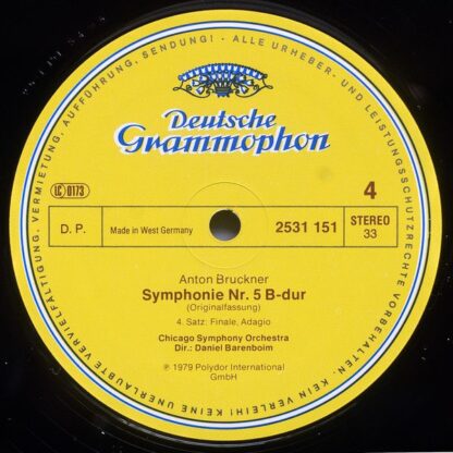 Deutsche Grammophon 2707 113 - Anton Bruckner, Chicago Symphony - Image 6