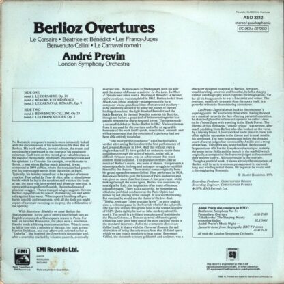 His Master's Voice ASD 3212 - Hector Berlioz, London Symphony Or - Image 2