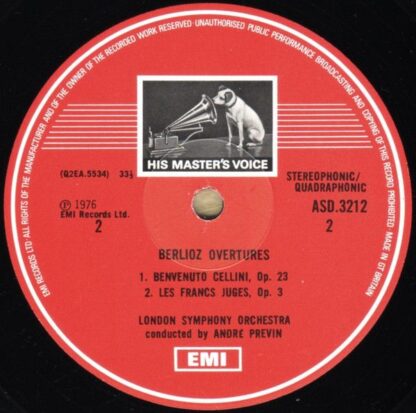 His Master's Voice ASD 3212 - Hector Berlioz, London Symphony Or - Image 4