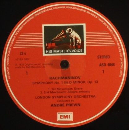 His Master's Voice SLS 5225 - Sergei Vasilyevich Rachmaninoff, A - Image 4