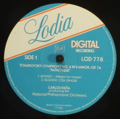 Lodia LOD 778 - Pyotr Ilyich Tchaikovsky, National Philharmonic - Image 4