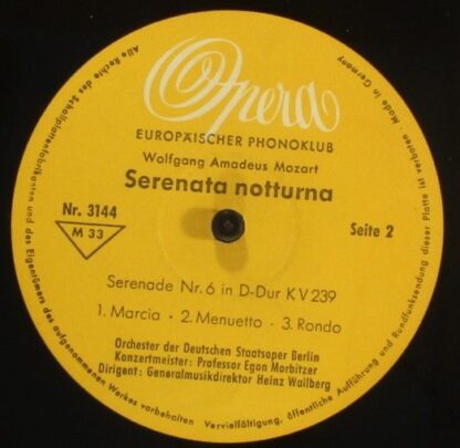 Opera 3144 - Wolfgang Amadeus Mozart, Orchester Der Deutschen Op - Image 4