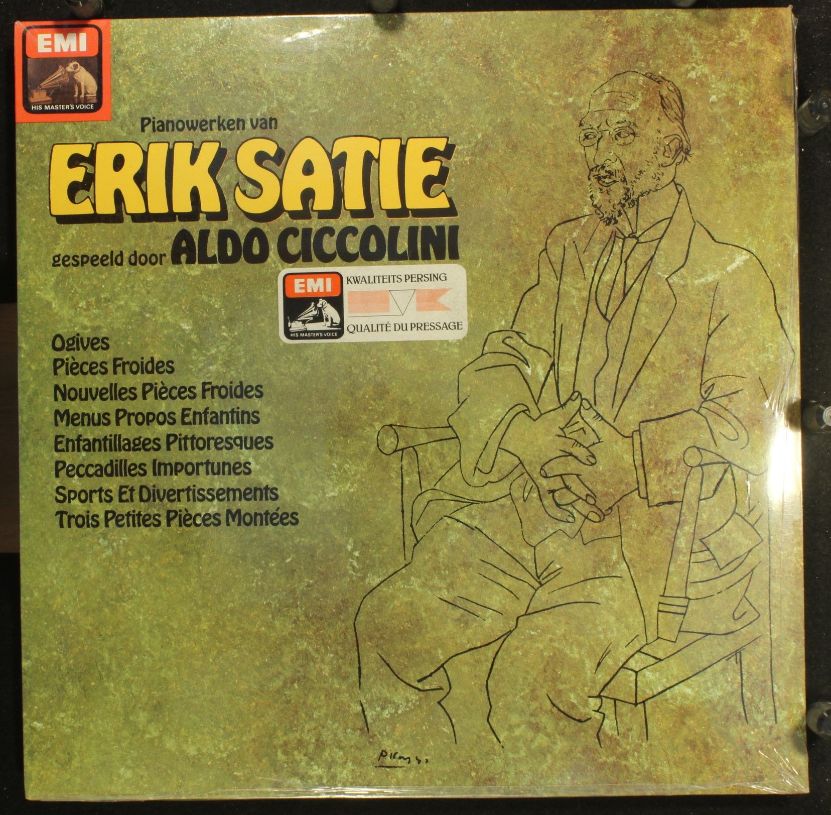His Master's Voice 1A 037-16398 - Erik Satie, Aldo Ciccolini - P