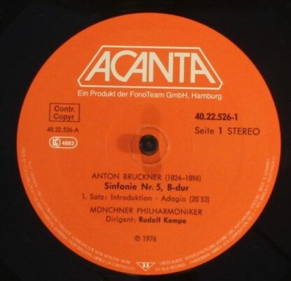 ACANTA 40.22.526 - Anton Bruckner, Münchner Philharmoniker, Rudo - Image 5