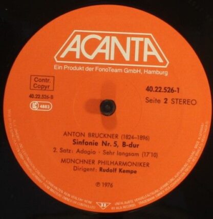 ACANTA 40.22.526 - Anton Bruckner, Münchner Philharmoniker, Rudo - Image 6