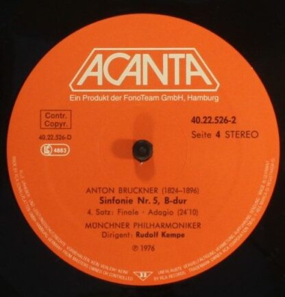 ACANTA 40.22.526 - Anton Bruckner, Münchner Philharmoniker, Rudo - Image 8