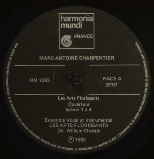 harmonia mundi France HM 1083 - Marc Antoine Charpentier, Les Ar - Image 4