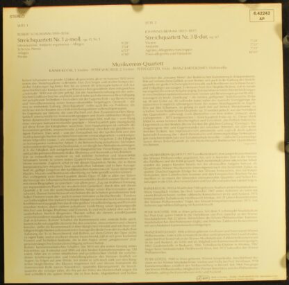 DECCA 6.42242 AP - Robert Schumann, Johannes Brahms, Musikverein - Image 2