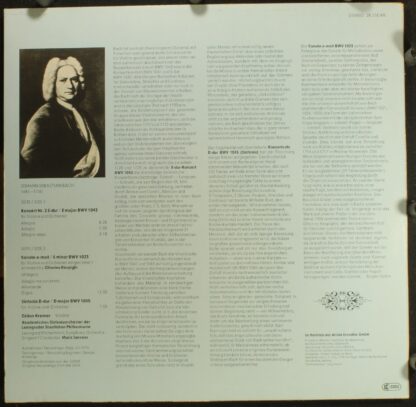Eurodisc 28 750 KK - Gidon Kremer, Johann Sebastian Bach, Lening - Image 2