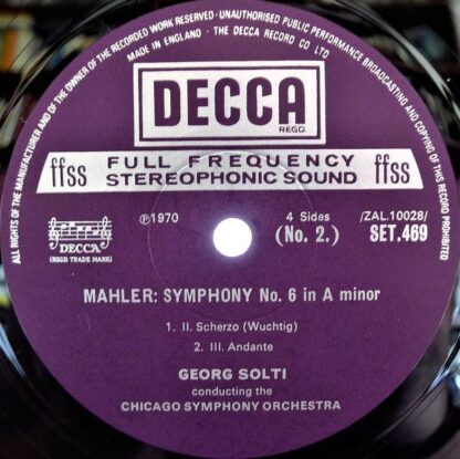 DECCA SET 469-70 - Gustav Mahler, Chicago Symphony Orchestra, Ge - Image 4