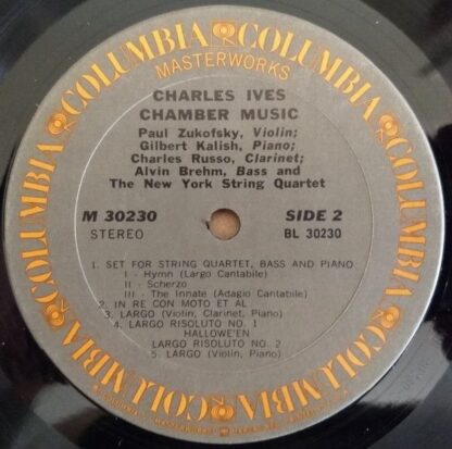 Columbia Masterworks M 30230 - Charles Ives, Paul Zukofsky, Gilb - Image 3