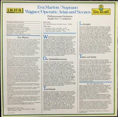 Sefel Records SEFD 5024 - Éva Marton, Philharmonia Orchestra, Ar - Image 2