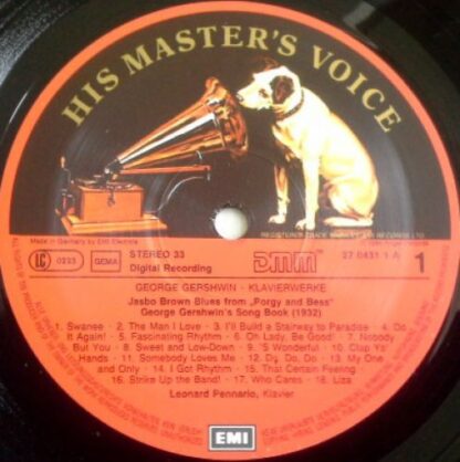 His Master's Voice 27 0431 1 - Leonard Pennario, George Gershwin - Image 3
