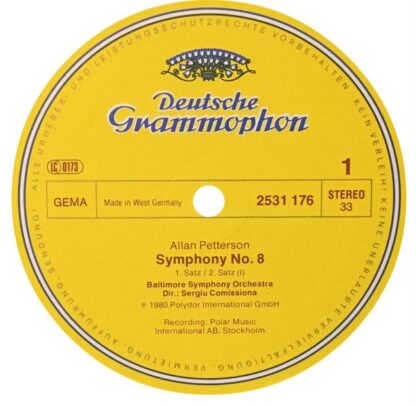 Deutsche Grammophon 2531 176 - Allan Pettersson, Baltimore Symph - Image 3