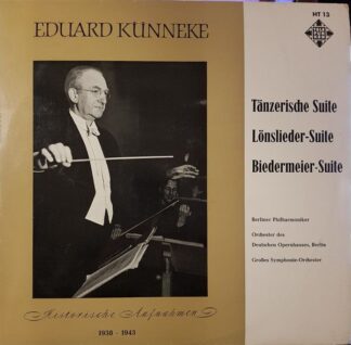 Telefunken HT 13 - Eduard Künneke, Berliner Philharmoniker, Gros