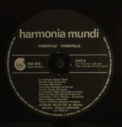 Harmonia Mundi HM 379 - Atrium Musicae de Madrid, Gregorio Pania - Image 6