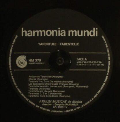 Harmonia Mundi HM 379 - Atrium Musicae de Madrid, Gregorio Pania - Image 5