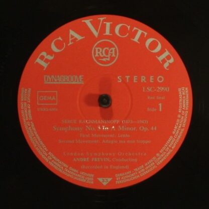 RCA Victor LSC-2990 - Sergei Vasilyevich Rachmaninoff, André Pre - Image 4