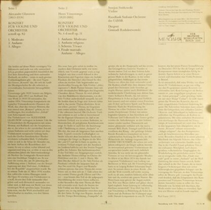 Melodia Eterna 8 26 211 - Alexander Glazunov, Henri Vieuxtemps - - Image 2