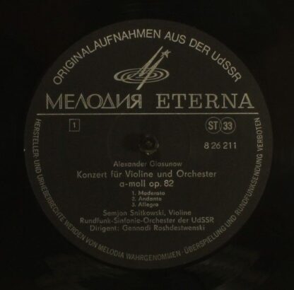 Melodia Eterna 8 26 211 - Alexander Glazunov, Henri Vieuxtemps - - Image 3