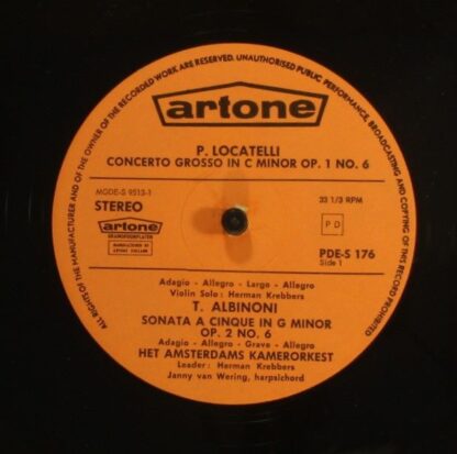 Artone PDE S-176 - Amsterdams Kamerorkest - Concerto Grosso / So - Image 3