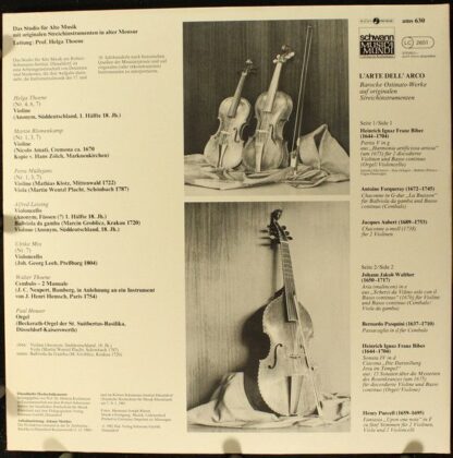 Schwann Musica Mundi ams 630 - Heinrich Ignaz Franz Biber, Antoi - Image 4