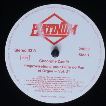 Platinum (2) 9041/3 - Gheorghe Zamfir - Flûte De Pan Et Orgue Le - Image 5
