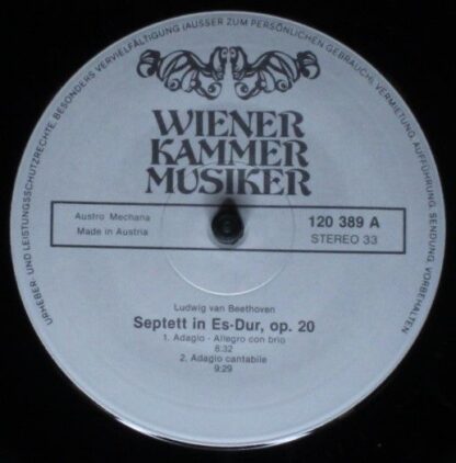 Not On Label 120 389 - Ludwig van Beethoven, Wiener Kammermusike - Image 3