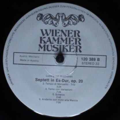 Not On Label 120 389 - Ludwig van Beethoven, Wiener Kammermusike - Image 4