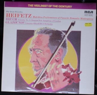 RCA Red Seal LSB 4061 - Jascha Heifetz, Max Bruch, Alexander Gla