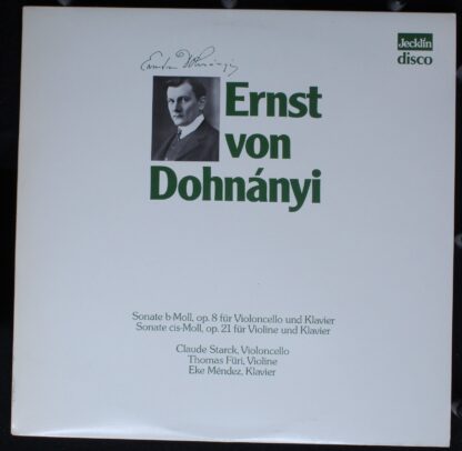 Jecklin-Disco 559 - Ernst von Dohnányi, Claude Starck, Thomas Fü