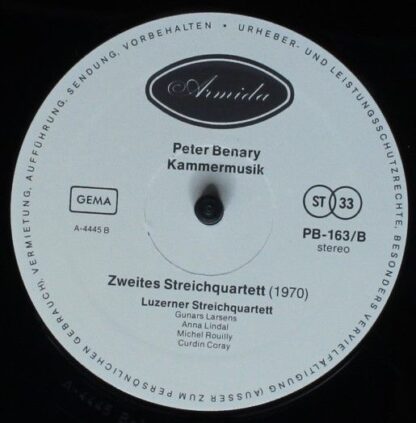 Armida PB-163 - Peter Benary - Kammermusik - Image 4