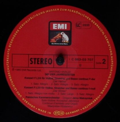 His Master's Voice 1 C 063-03 707 - Antonio Vivaldi, Polish Cham - Image 4
