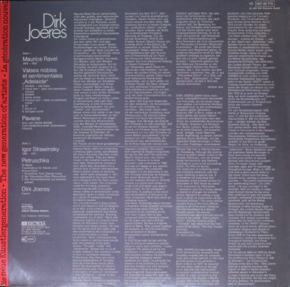 EMI 1C 057-30773 - Maurice Ravel, Igor Stravinsky, Dirk Joeres - - Image 2