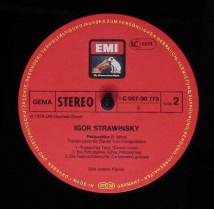 EMI 1C 057-30773 - Maurice Ravel, Igor Stravinsky, Dirk Joeres - - Image 4