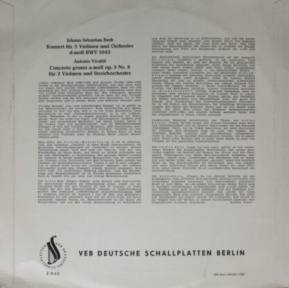 Eterna 7 20 031 - David Oistrach, Igor Oistrach, Gewandhausorche - Image 2