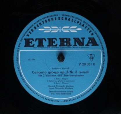 Eterna 7 20 031 - David Oistrach, Igor Oistrach, Gewandhausorche - Image 4