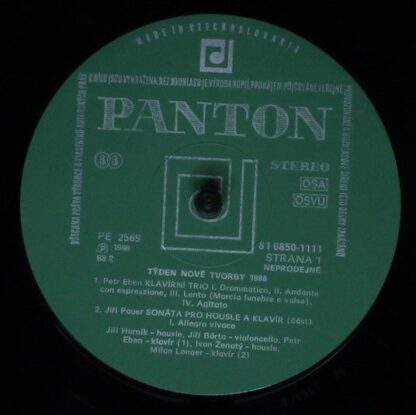 Panton 81 0850—1111 - Petr Eben, Jiří Pauer, Pavel Jeřábek (4) - - Image 3