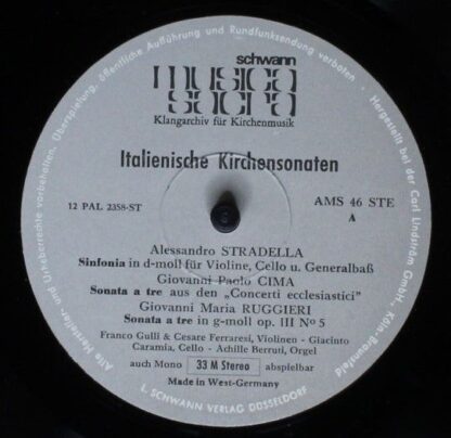 Musica Sacra (3) AMS 46 - Various - Italienische Kirchensonaten - Image 3