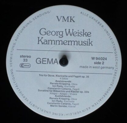 VMK W 94024 - Georg Weiske - Kammermusik - Image 6